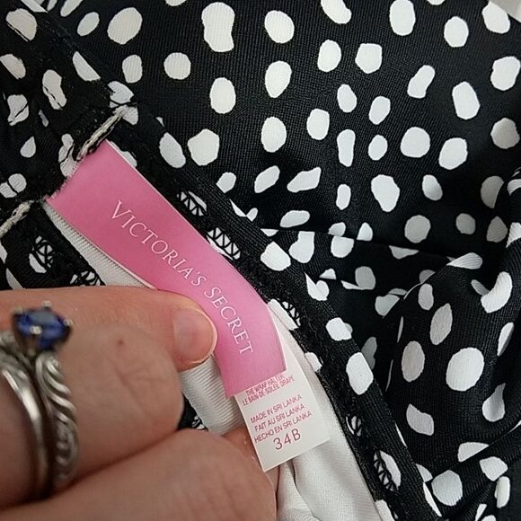 Victoria's Secret Pebble Dot The Wrap Bikini 34B - Picture 6 of 7